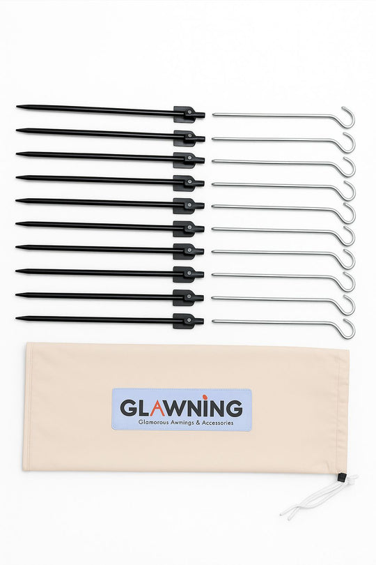Epic Peg Set: 12 x Stakes, 12 x Pin Pegs, Peg Bag