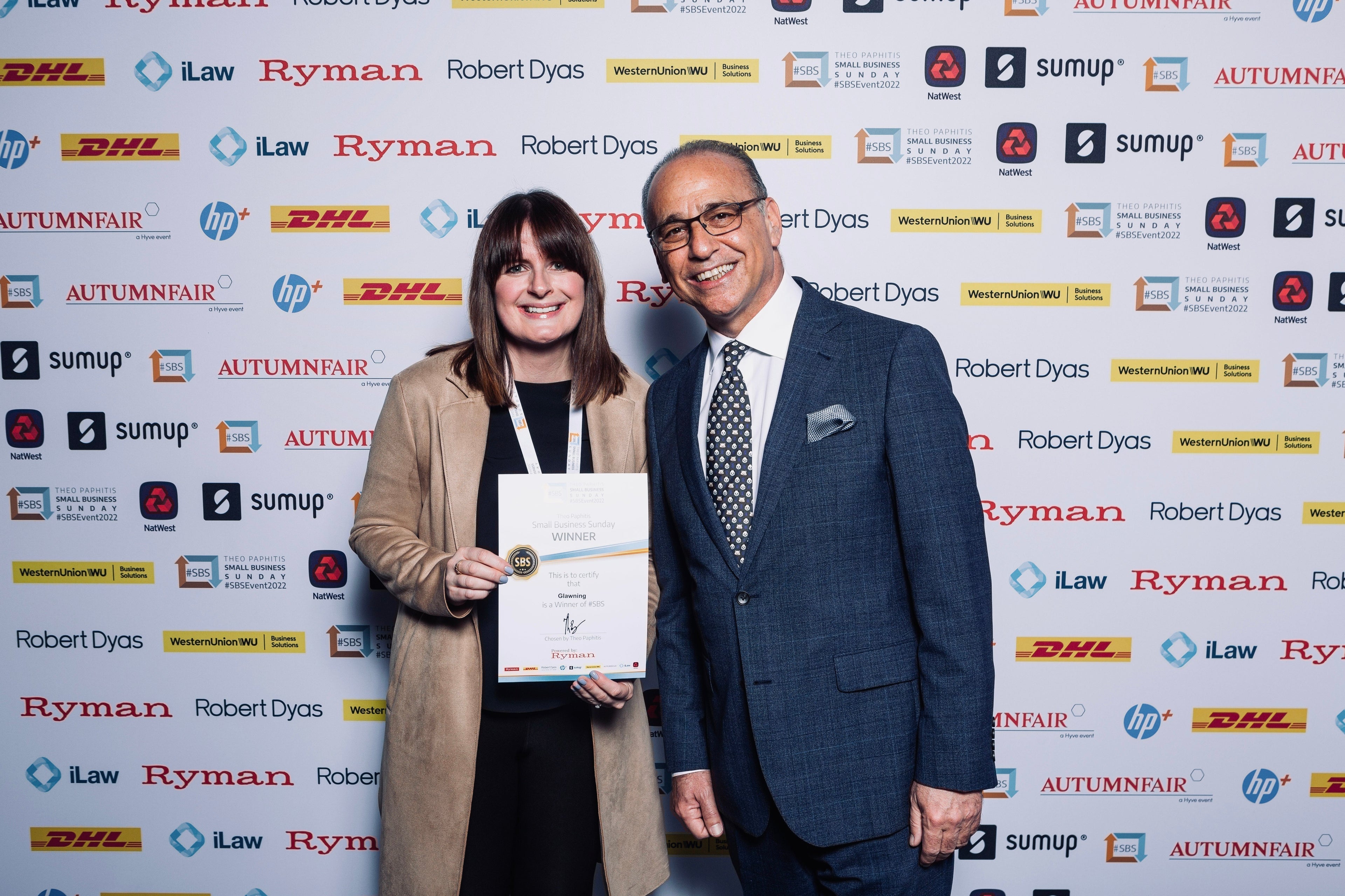 Throwback to 2020: Winning Theo Paphitis Small Business Sunday on Twitter