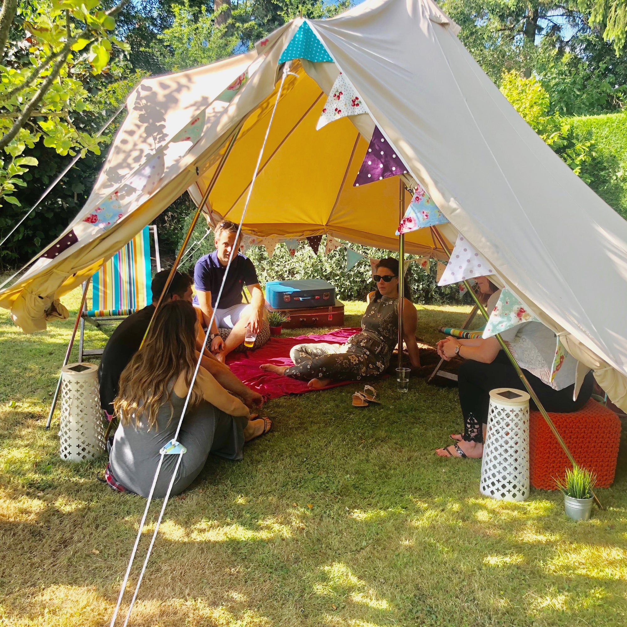 Camping's Coming Home: Bell Tents in the Garden