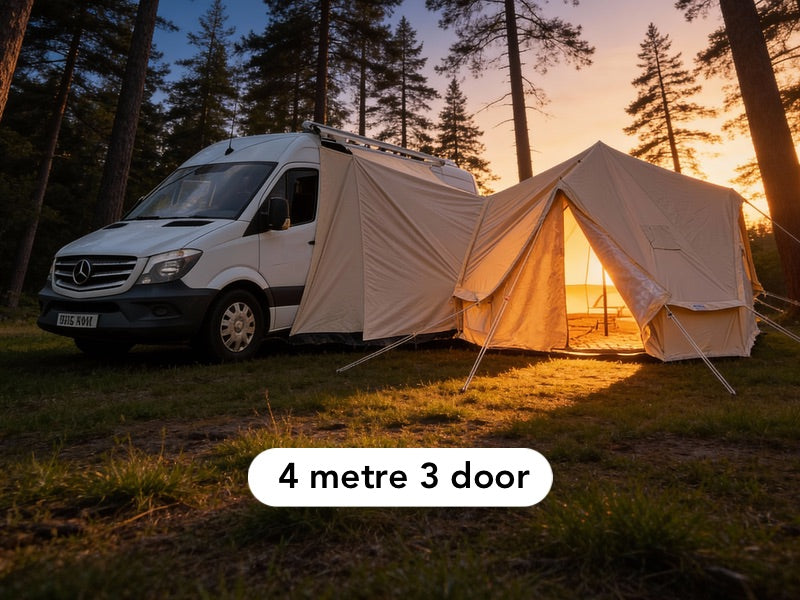 Triple Door High Roof Driveaway Awning 2026