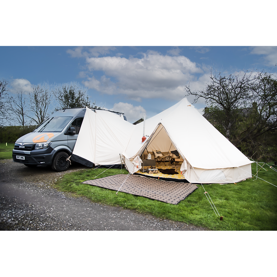 Double Door Glawning Tall Deluxe High Connection Driveaway Awning (Polycotton) PREORDER FOR 7/3/2024
