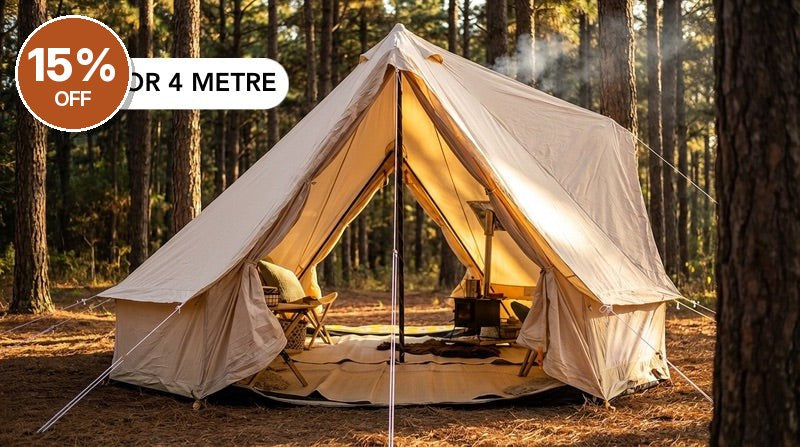 Glawning Triple Door Tent 5m – Clearance, Collection Only