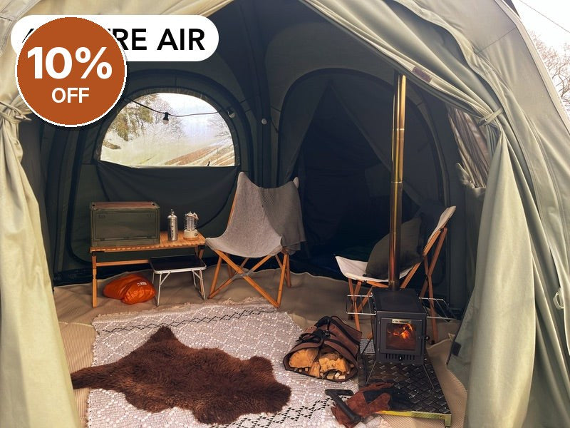 GlawningAIR Tent Camo Green 4m – Clearance, Collection Only