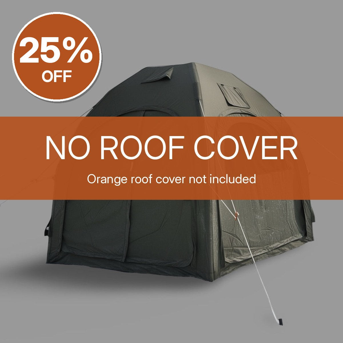 GlawningAIR Tent Camo Green 4m (No Roof Cover) – Clearance, Delivered