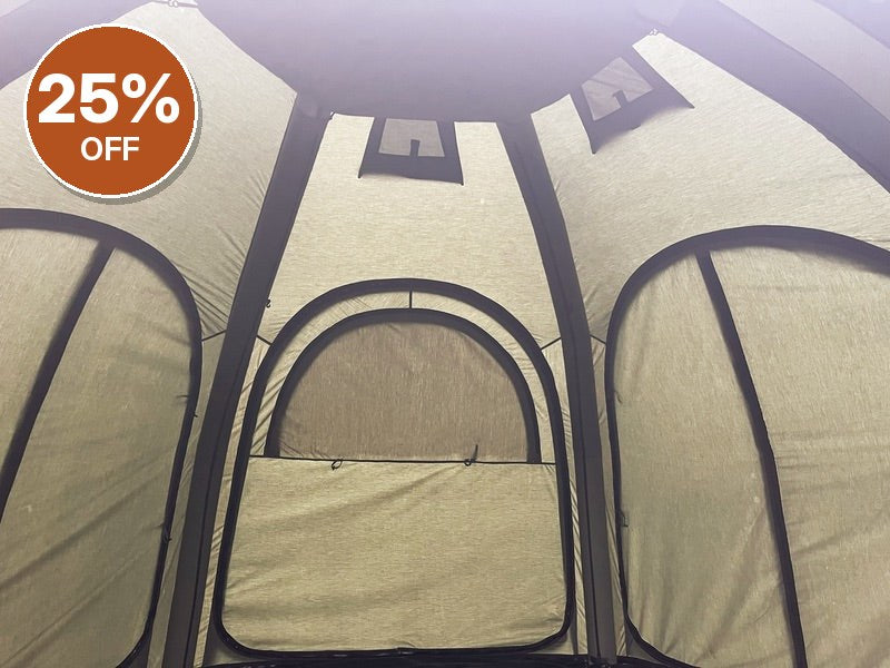 GlawningAIR Tent Camo Green 4m (No Roof Cover) – Clearance, Delivered