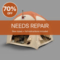 GlawningAIR Tent Beige 4m (Needs Repair) – Clearance, Collection Only