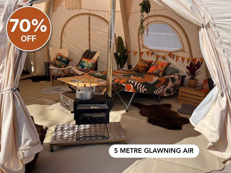 GlawningAIR Tent Beige 4m (Needs Repair) – Clearance, Collection Only