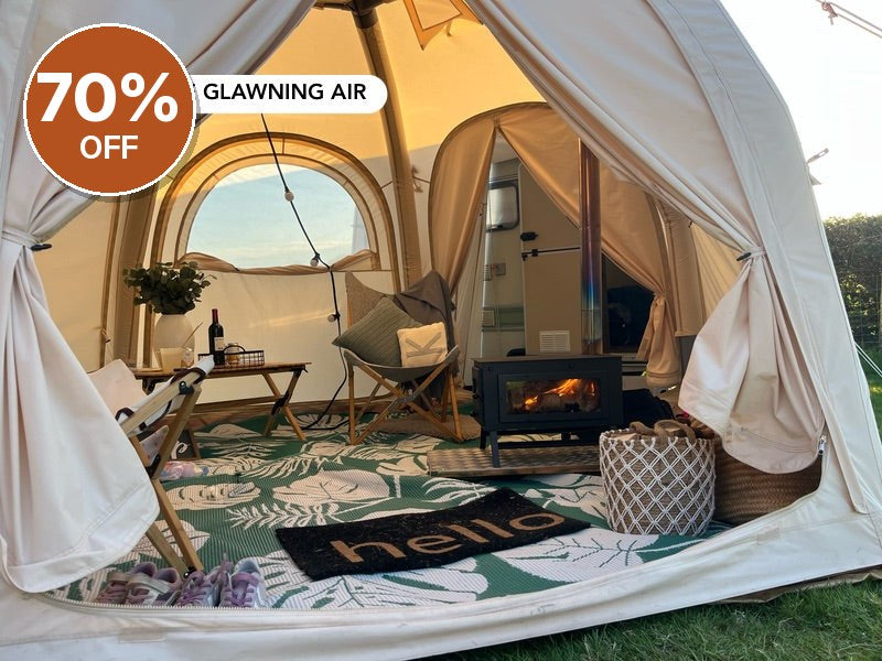 GlawningAIR Tent Beige 4m (Needs Repair) – Clearance, Collection Only