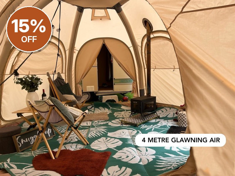 GlawningAIR Tent Beige 5m – Clearance, Collection Only