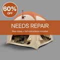 GlawningAIR Tent Beige 5m (Needs Repair) – Clearance, Delivered