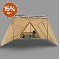 GlanopyPLUS Van Sun Canopy and Porch with Roll Down Door – Clearance, Collection Only