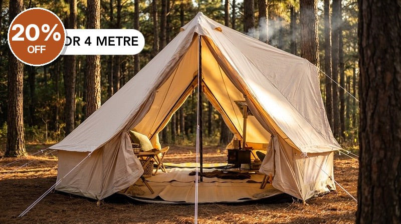 Glawning Triple Door Tent 4m – Clearance, Collection Only