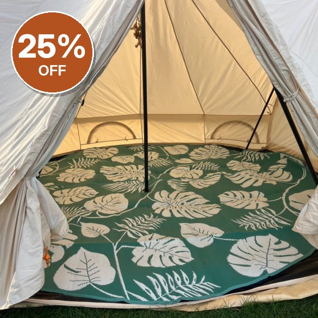 Full Moon Mat 4m Green Botanical – Clearance, Delivered