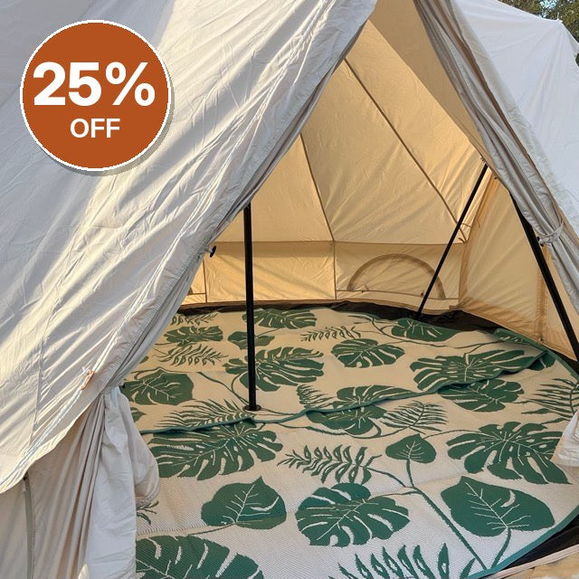 Full Moon Mat 4m Green Botanical – Clearance, Delivered