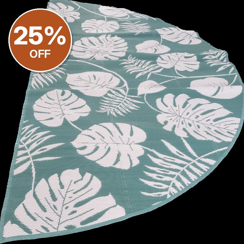 Full Moon Mat 4m Green Botanical – Clearance, Delivered