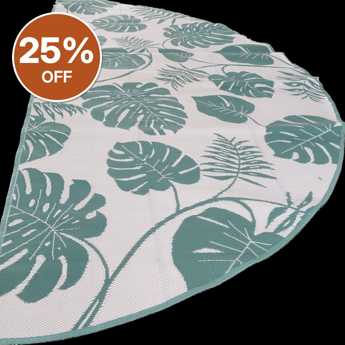 Full Moon Mat 4m Green Botanical – Clearance, Delivered