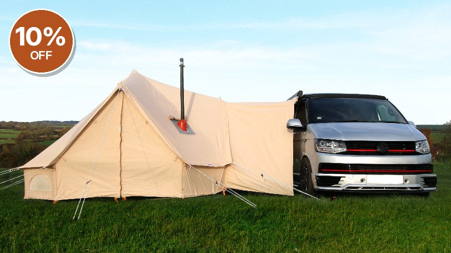 Connecting Canopy for Standard Height Vehicles (Polycotton, Side Zip) – Clearance, Delivered