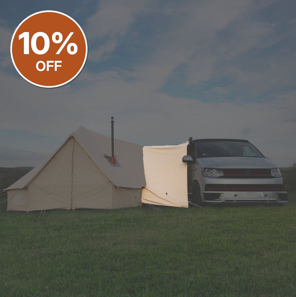Connecting Canopy for Standard Height Vehicles (Polycotton, Side Zip) – Clearance, Delivered