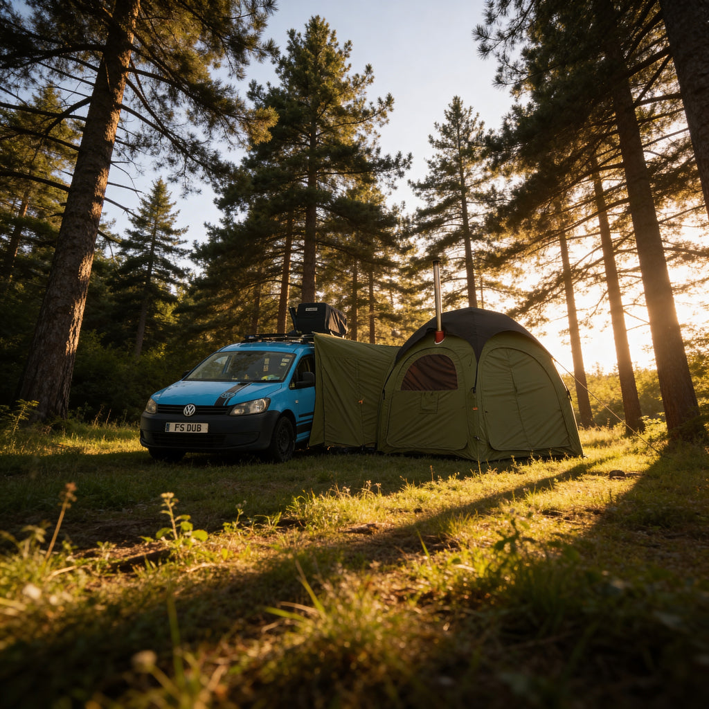 Car and 4X4 GlawningAIR Green Driveaway Awning 2026