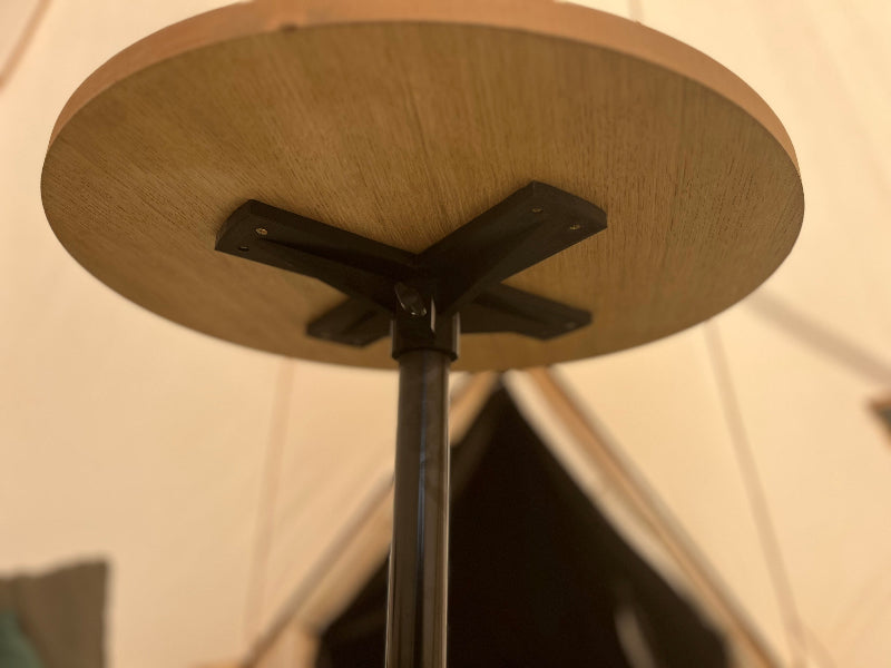 Glawning and Bell Tent Centre Pole Table