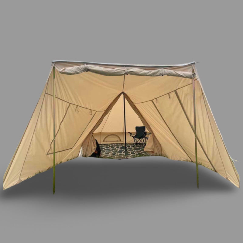 GlanopyPLUS: Van Sun Canopy and Universal Porch with Roll Down Door (zips on to glawnings)