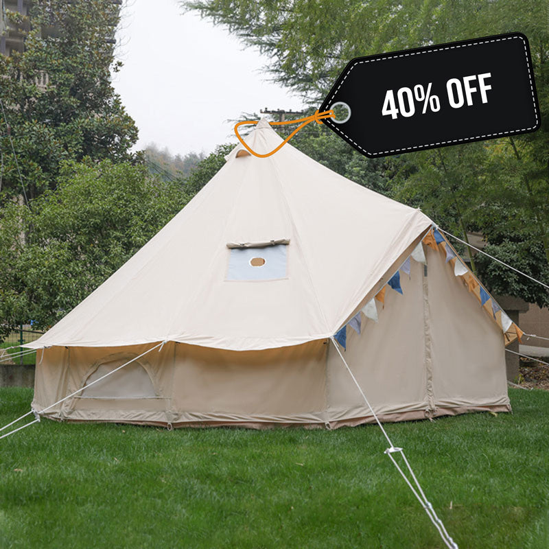 SALE! BULK BUY 5 x Glawning Bell Tent (2 sizes)