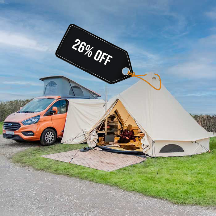 SALE! Glawning Classic Large: 5 Metre, 2 Door Driveaway Awning