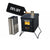 SALE! Black 'Glow' Stove: Portable Woodburner