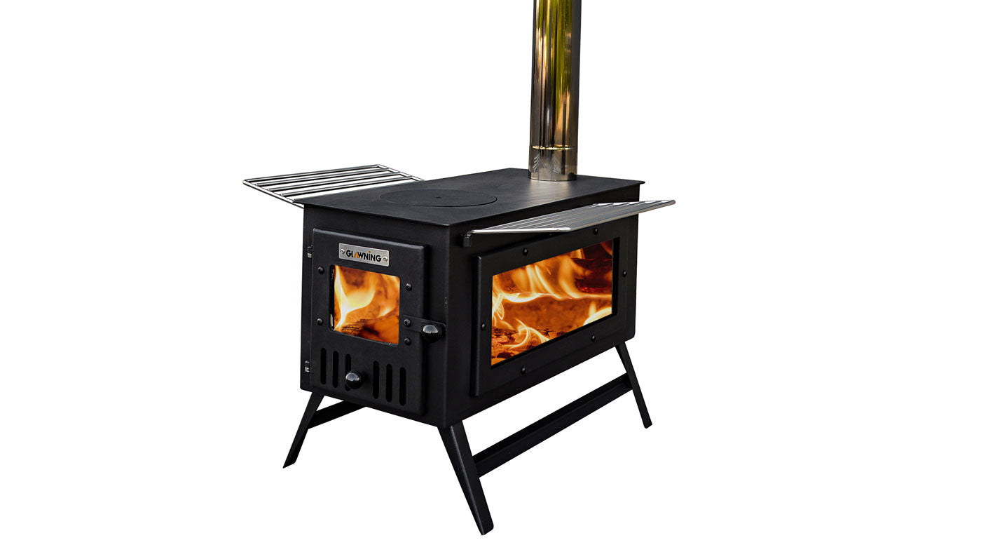 Vista Stove: Portable Woodburner with Carry Bag, Racks, Flue