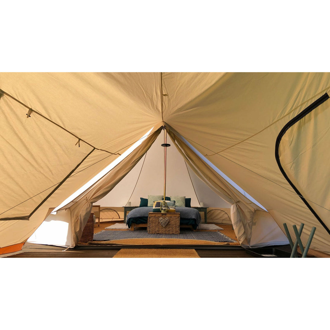 GLANOPY: Polycotton Van Sun Canopy/Universal Porch for glawnings and bell tents