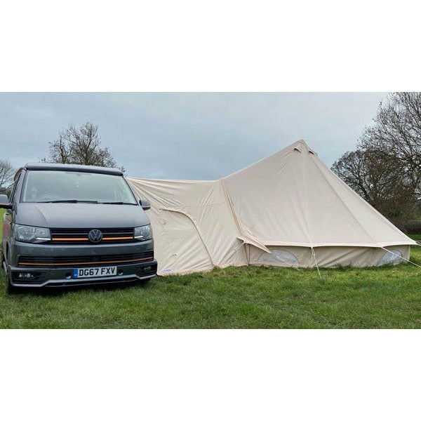 GLANOPY: Polycotton Van Sun Canopy/Universal Porch for glawnings and bell tents