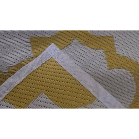 Full Moon Ochre Mat for Glawning and Bell Tents Polypropylene (two halves)