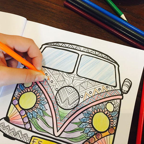Crazy Campers 30 Page Colouring Book
