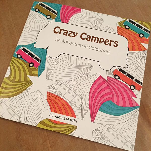 Crazy Campers 30 Page Colouring Book