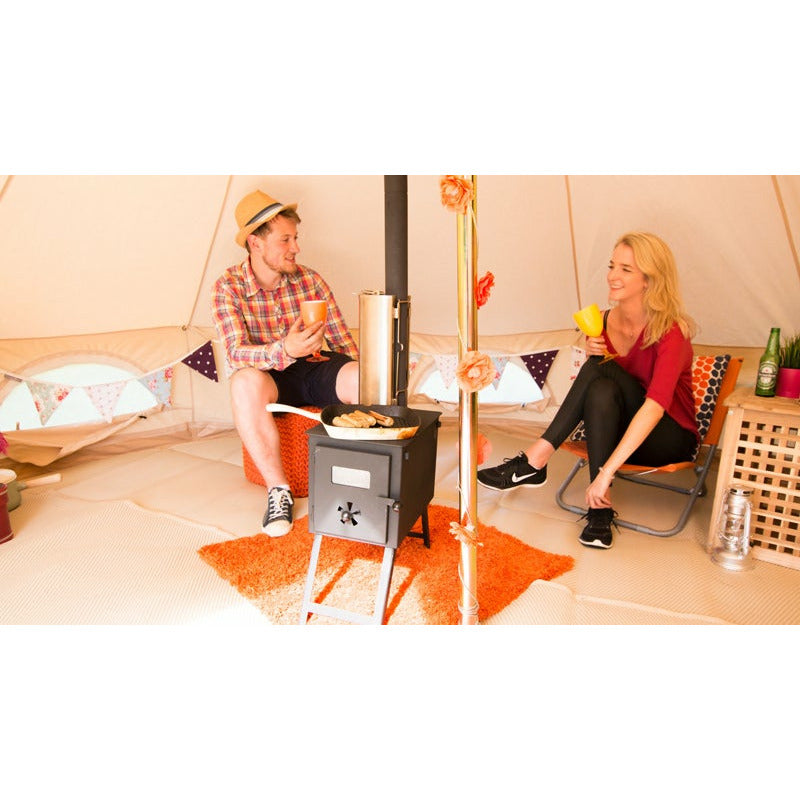 Full Moon Neutral Mat for Glawning & Bell Tents – Eco-Friendly, Made from Recycled Polypropylene (Two Halves)
